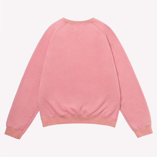 GRAPHIC RAGLAN SWEAT - PINK