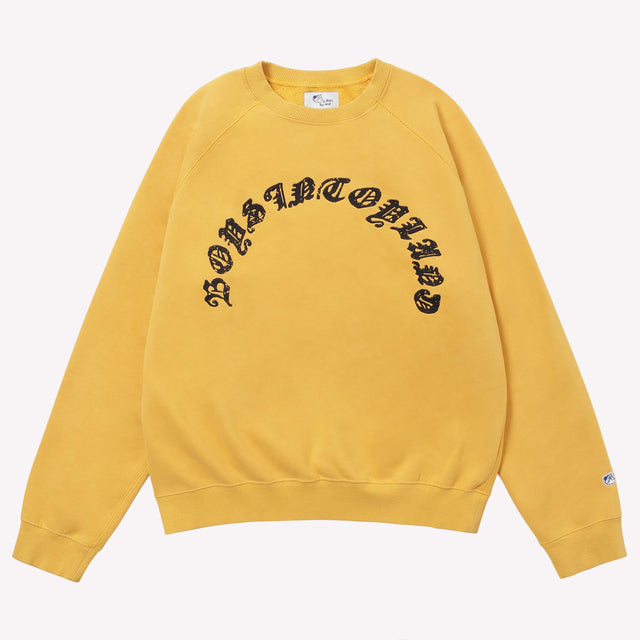 GRAPHIC RAGLAN SWEAT - Yellow