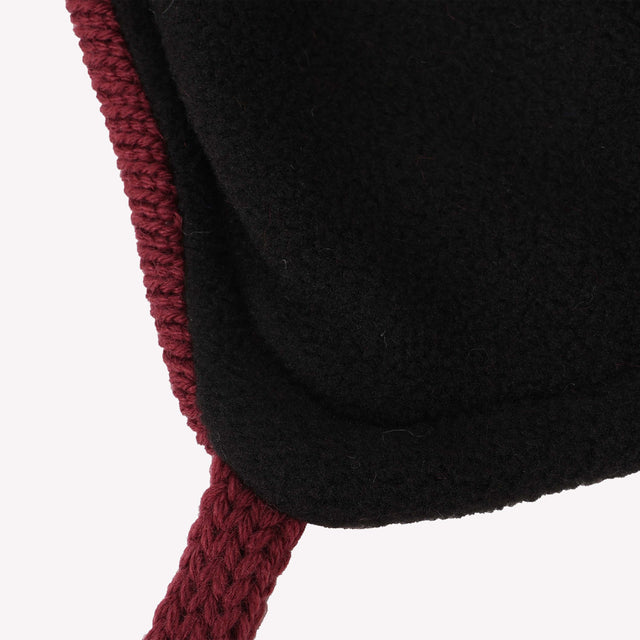 CITY LOGO KNIT FLEECE BEANIE - BRDOEAUX