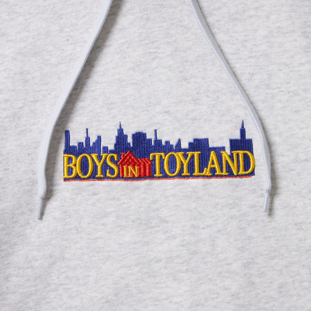 CITY LOGO EMBROIDERY HOODIE