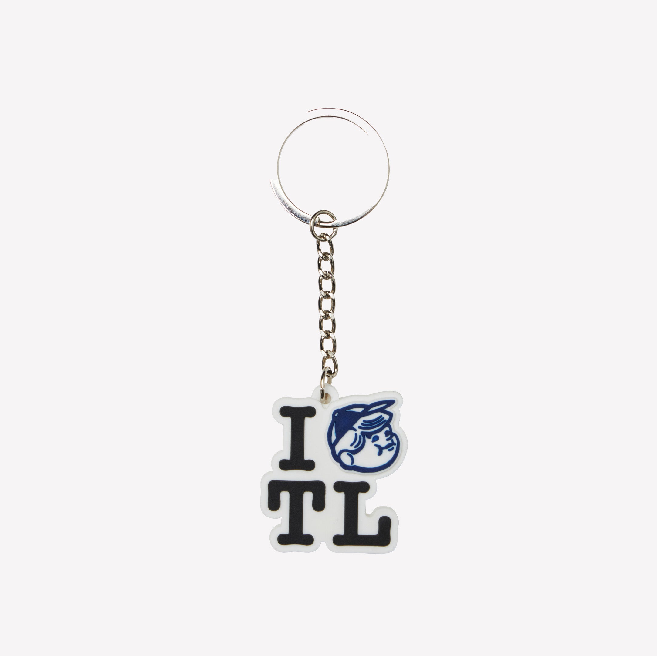 TL SOUVENIR rubber KEYRING Navy