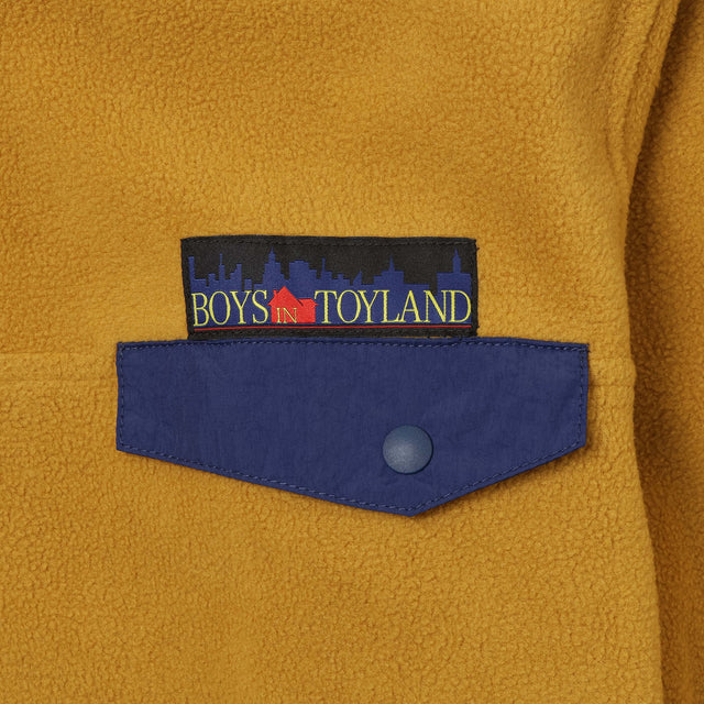 CITY LOGO REVERSIBLE FLEECE - YELLOW