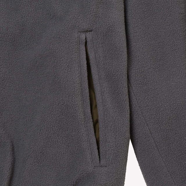 CITY LOGO REVERSIBLE FLEECE - GRAY