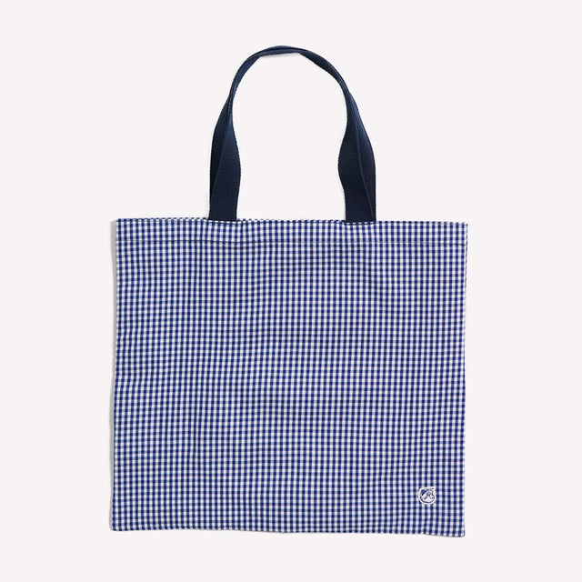BIT RUBBER GINGHAM  TOTE BAG
