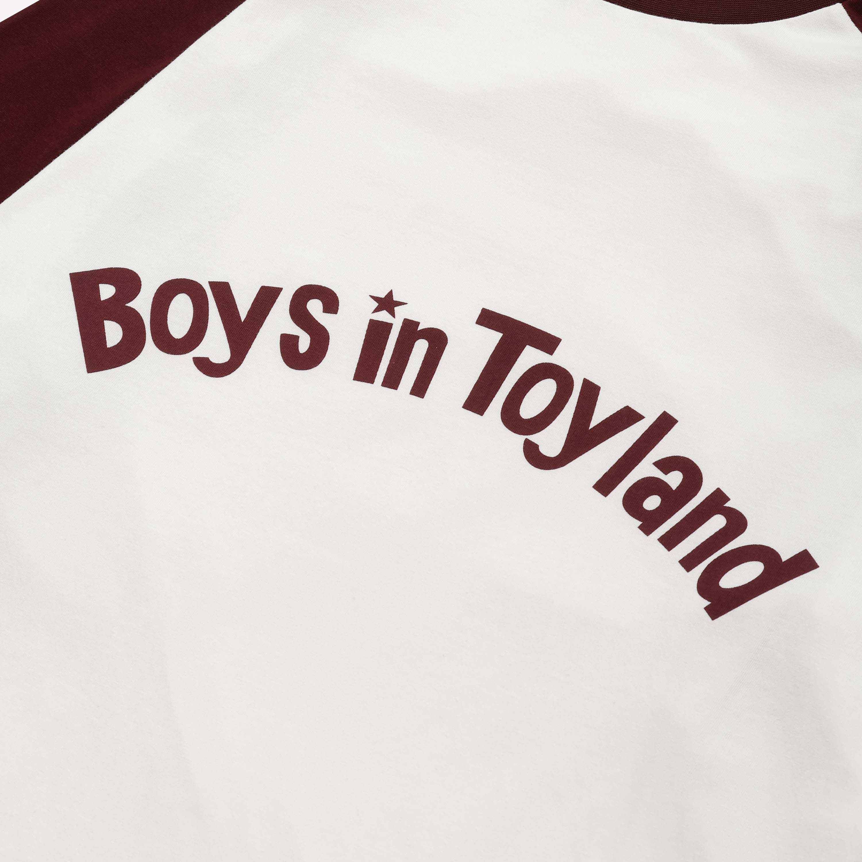 OG LOGO RAGLAN TEE - Bordeaux – Boys in Toyland