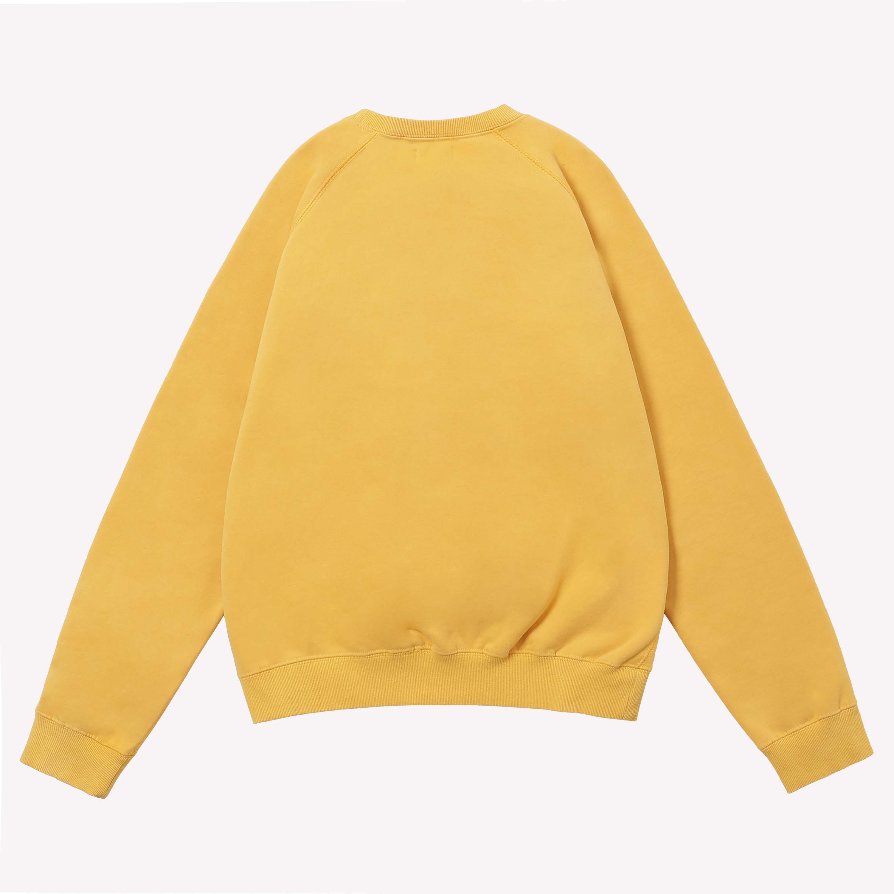 GRAPHIC RAGLAN SWEAT - Yellow