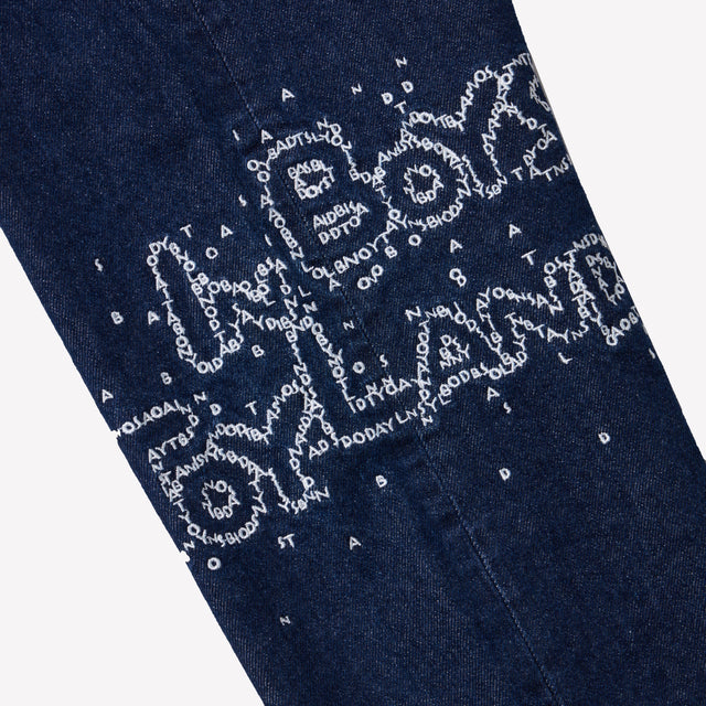 SASHIKO DENIM PANTS