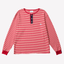 STRIPE HENLEY NECK LS TEE