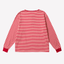 STRIPE HENLEY NECK LS TEE